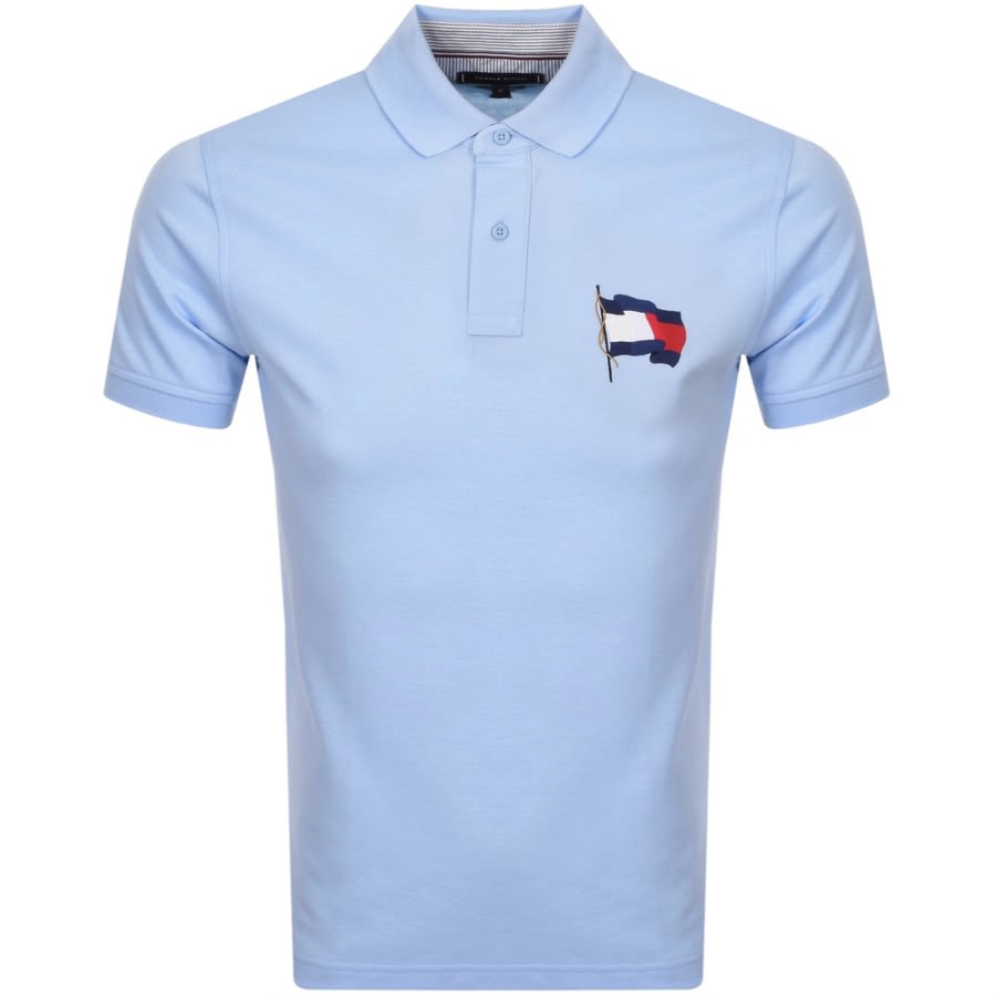 Alternative Image for ProductTommy Hilfiger 1985 Wavy Flag Polo T Shirt Blue1